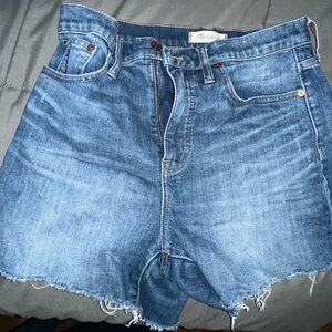 Madewell Dark Blue Jean Shorts